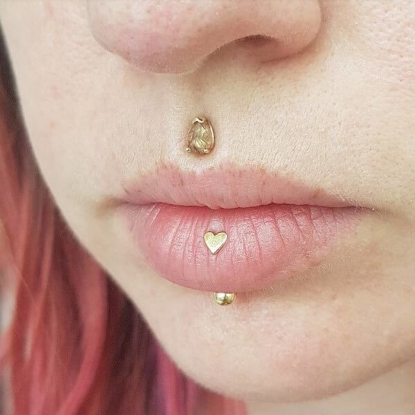 Piercing na boca