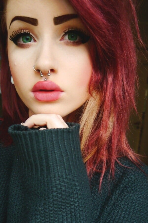 Philtrum Piercing idea