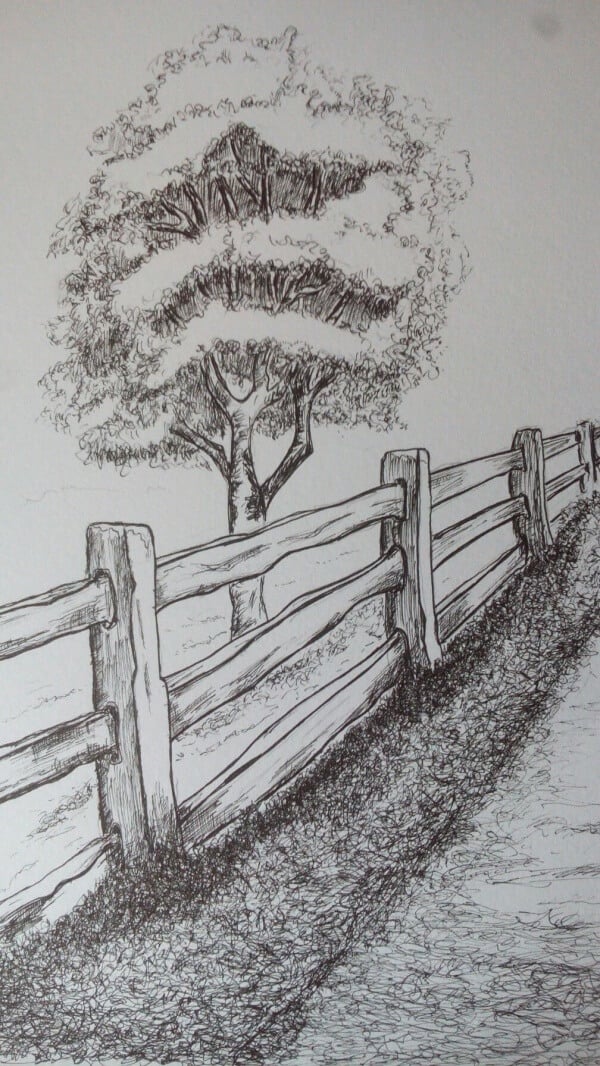 Easy Landscape Drawing Ideas For Beginners