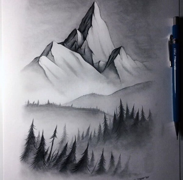 Easy Landscape Drawing Ideas For Beginners