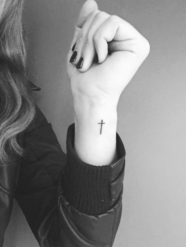 50 Unique Small Cross Tattoo Designs  Simple and Lovely yet Meaningful