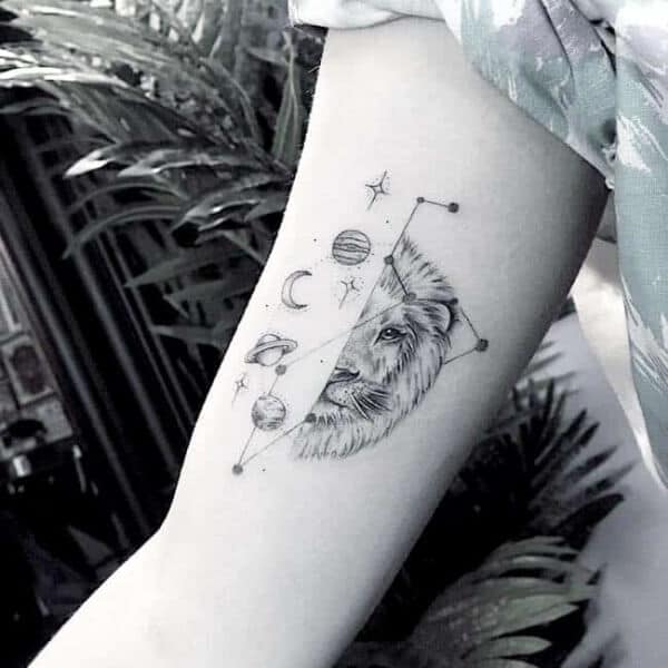 Leo Constellation Tattoo Designs To Get Inked