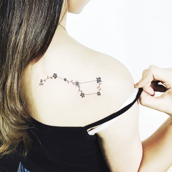 Leo Constellation Tattoo Designs To Get Inked