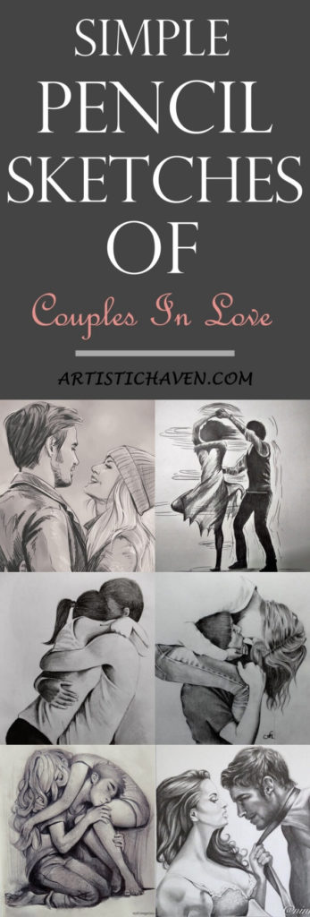 42 Simple Pencil Sketches Of Couples In Love Artistic Haven