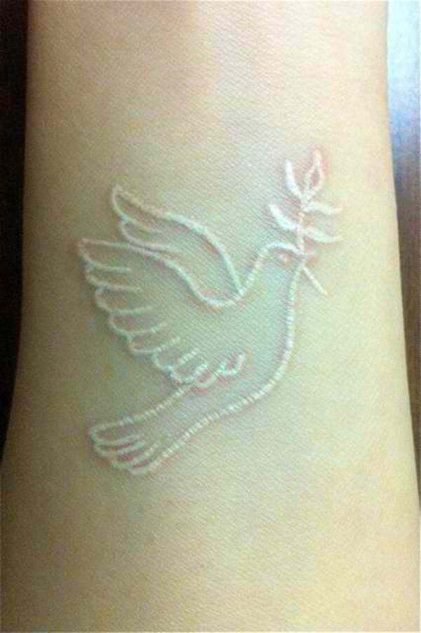 Beautiful White Ink Tattoo Designs And Ideas
