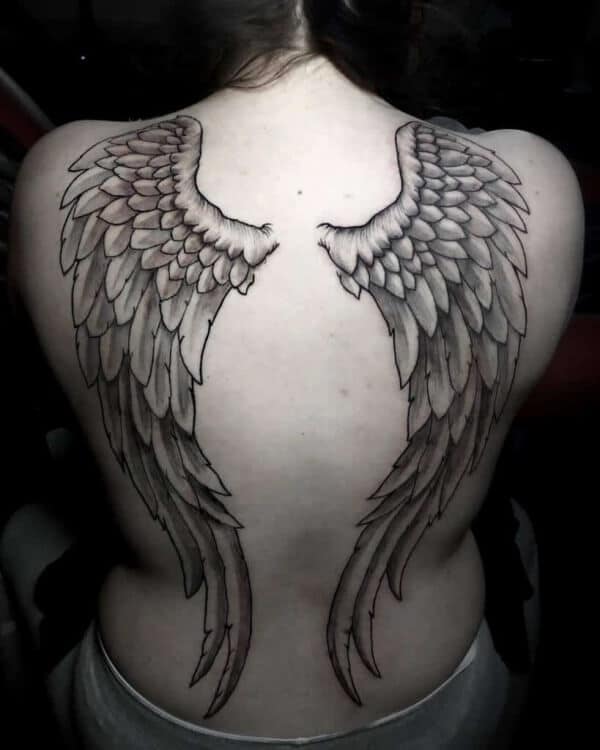 11+ Angel And Devil Wings Tattoo Ideas That Will Blow Your Mind! - alexie