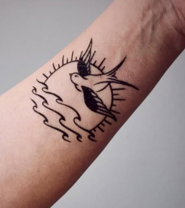 Cute Sparrow Tattoo Designs With Meaning