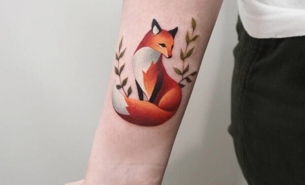 Animal Sleeve Tattoo - Tiger and Fox Temporary Sleeve Tattoos – neartattoos
