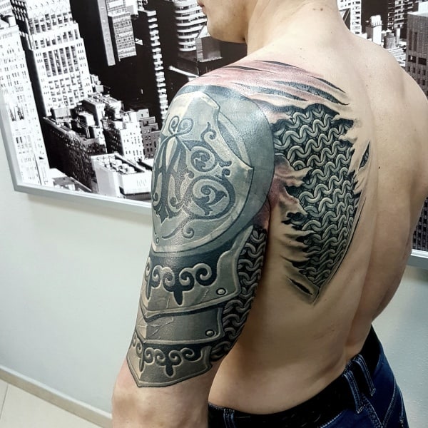 Top 48 Armor Tattoo Designs You Must Try – Artistic Haven