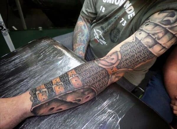 tattoo armor  Google Search  Armor sleeve tattoo Armor tattoo Body armor  tattoo