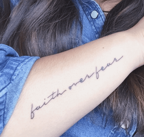 54 Beautiful Faith Tattoo Designs For You In 2022 – Artistic Haven