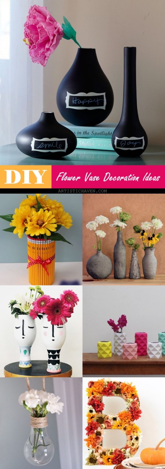 64 DIY Flower Vase Decoration Ideas – Artistic Haven