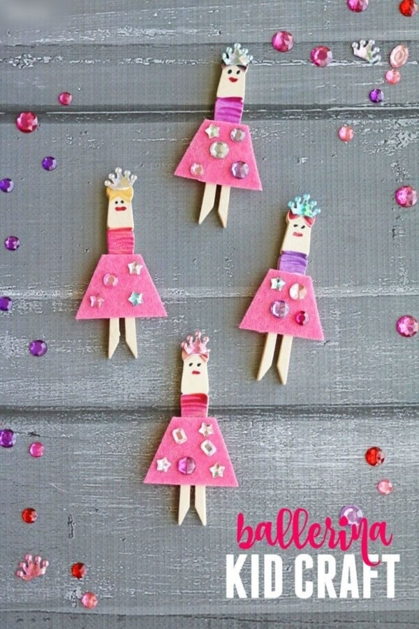 Easy Clothespin Crafts For Kids To Try
