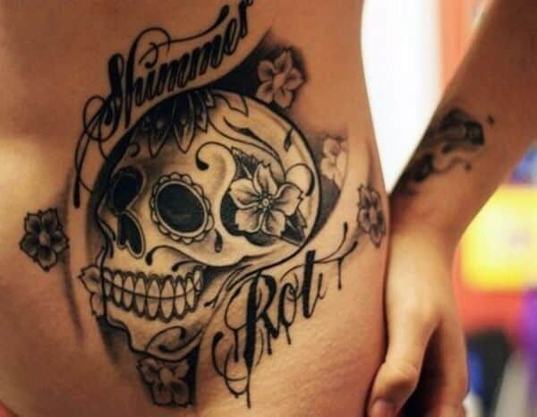 60 Stylish Sugar Skull Tattoo Designs With Meaning – Artistic Haven