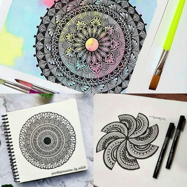 Mandala Drawing Ideas For Beginners