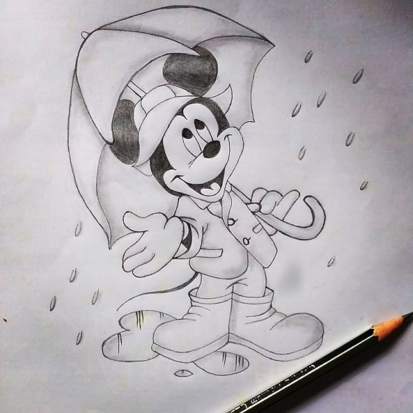 Drawing Disney Mickey Mouse