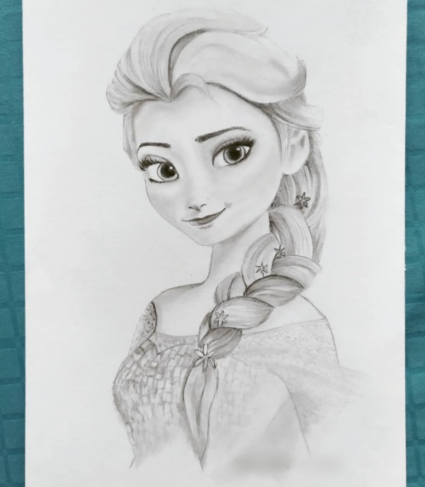 Drawing Disney Princess Elsa