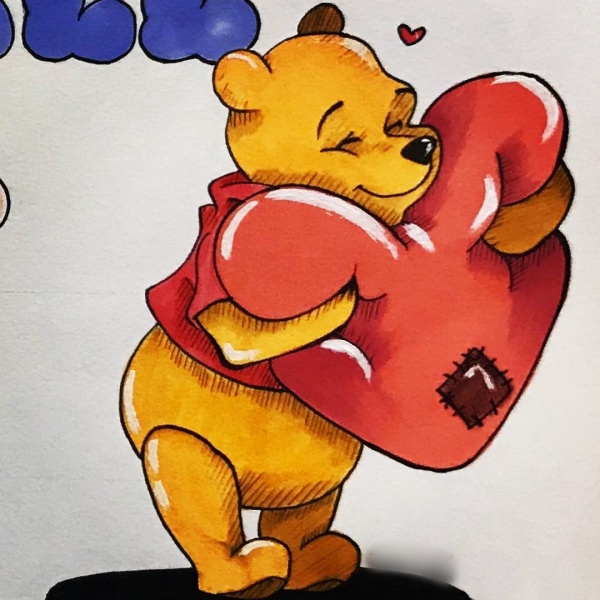 Drawing Pooh Bear
