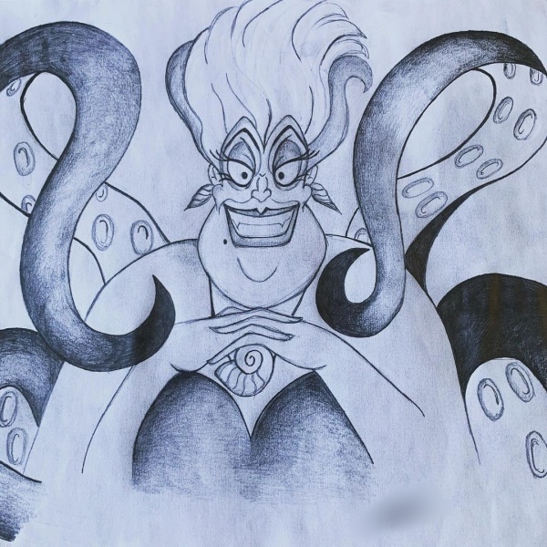 Drawing Disney Villains