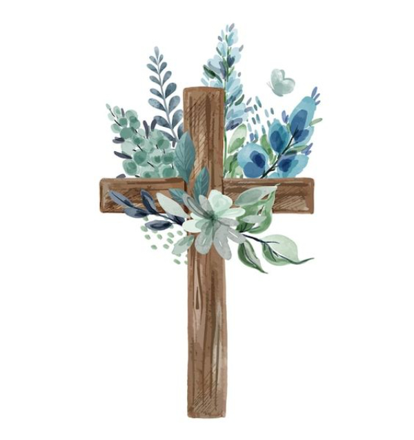 Easter Cross Painting