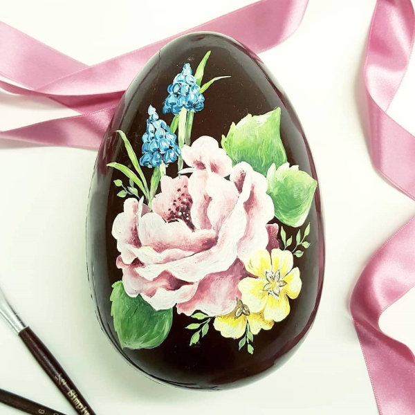Flower Pattern Easter Egg