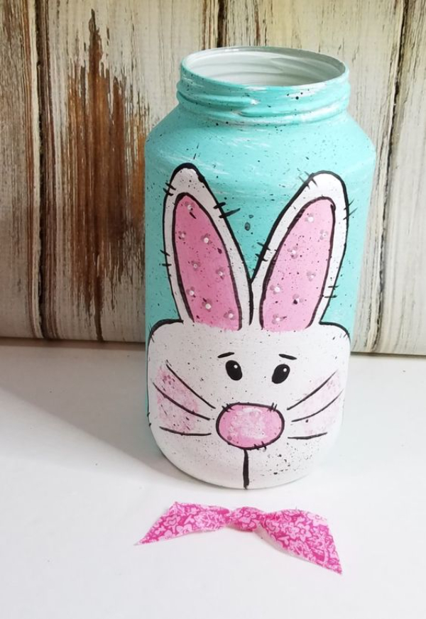 Easter Mason Jar Painting Ideas