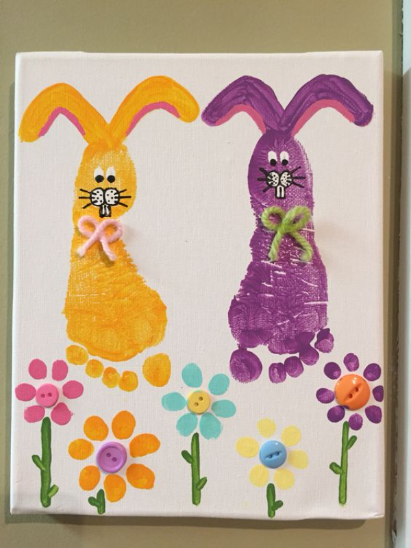 Hand And Foot Print Painting
