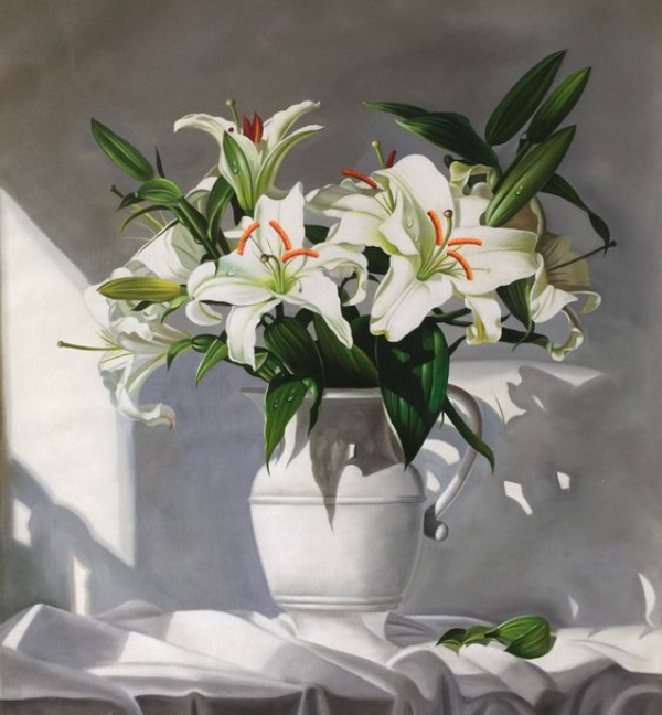 Lilies In A Vase