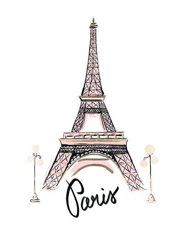 Easy Eiffel Tower Drawing 24