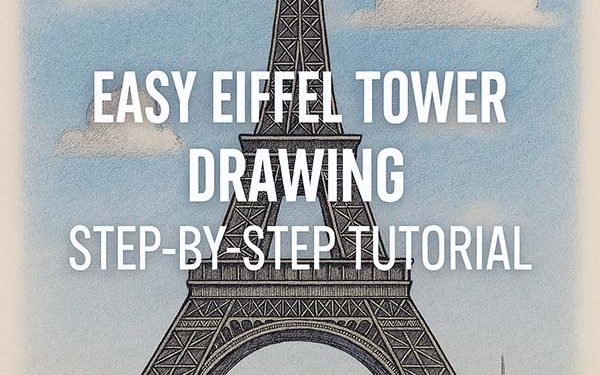 Easy Eiffel Tower Drawing Featured Image