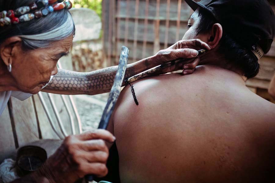 Filipino Batok Tattoo