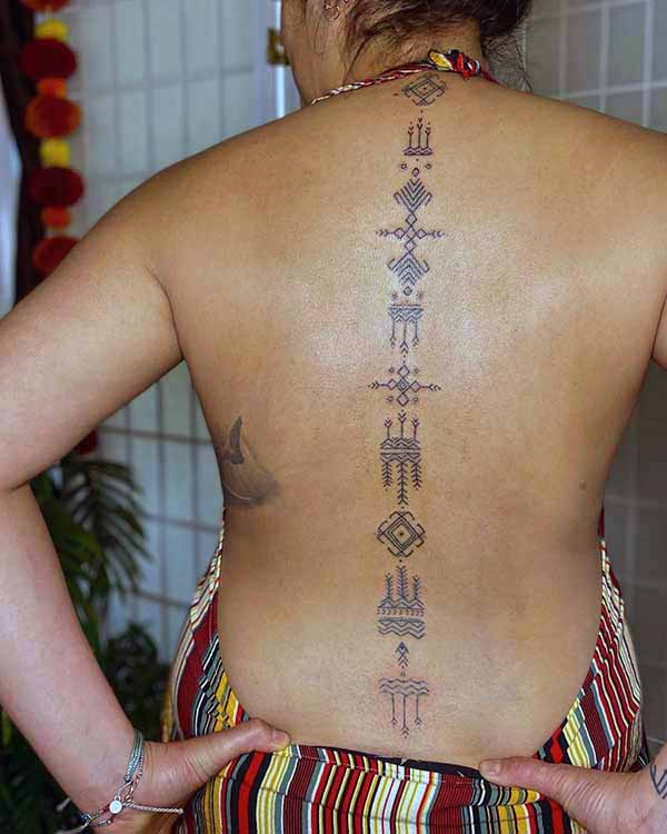 Filipino Batok Tattoo