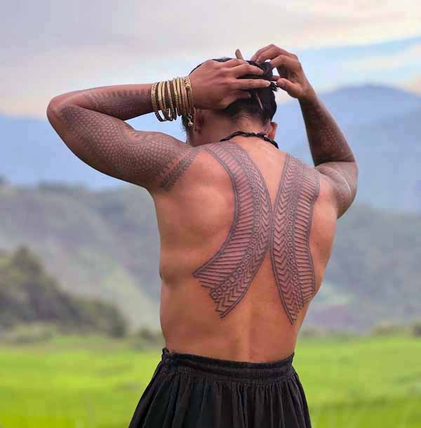 Filipino Batok Tattoo