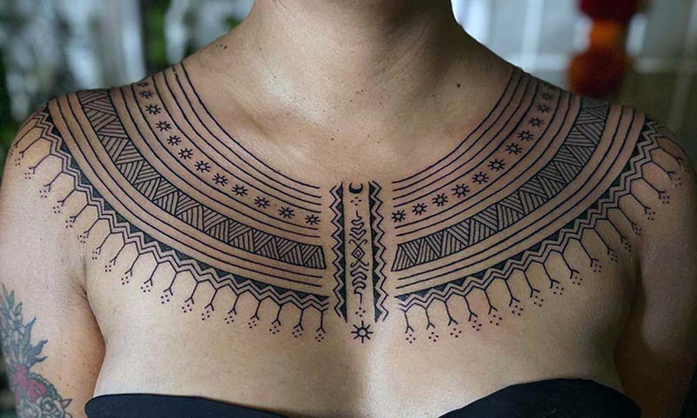 Filipino Batok Tattoo