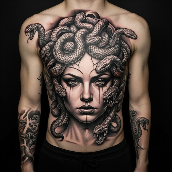 Medusa Tattoo Ideas 16