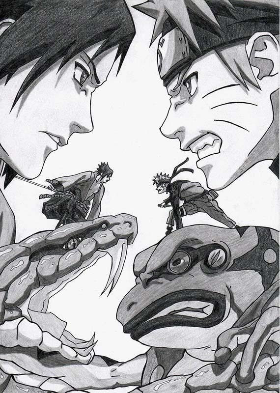 Japanese manga black and white art style inspiration 15