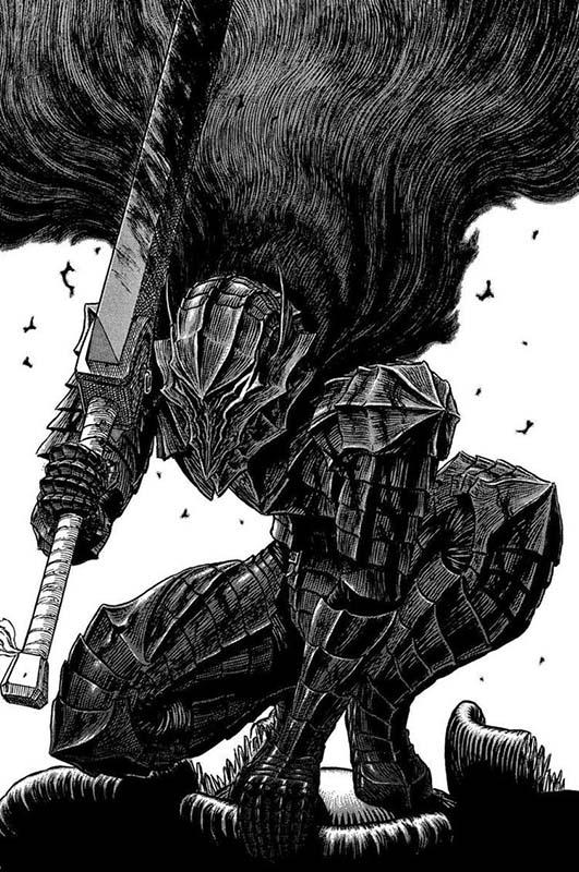 Japanese manga black and white art style inspiration 6