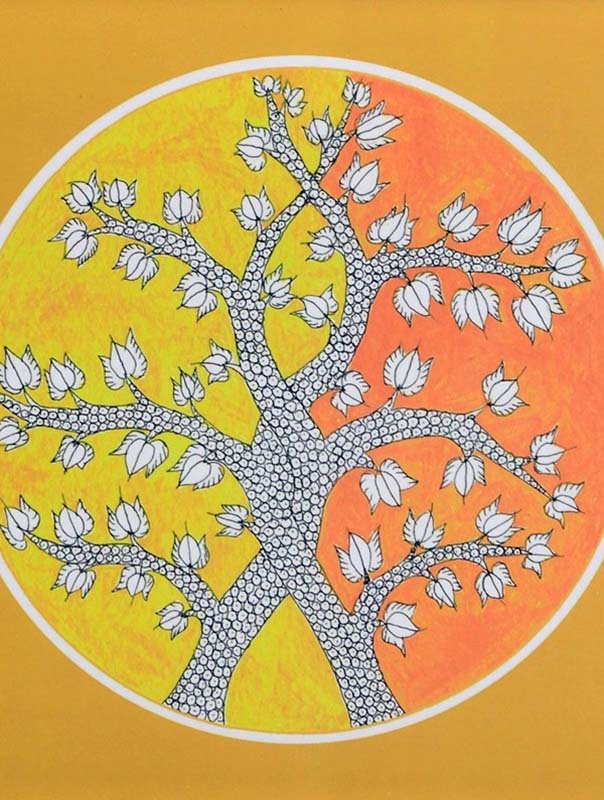 Easy Gond Painting Ideas for Beginners 13
