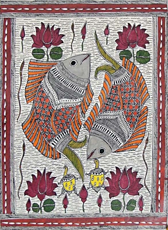 Easy Gond Painting Ideas for Beginners 18