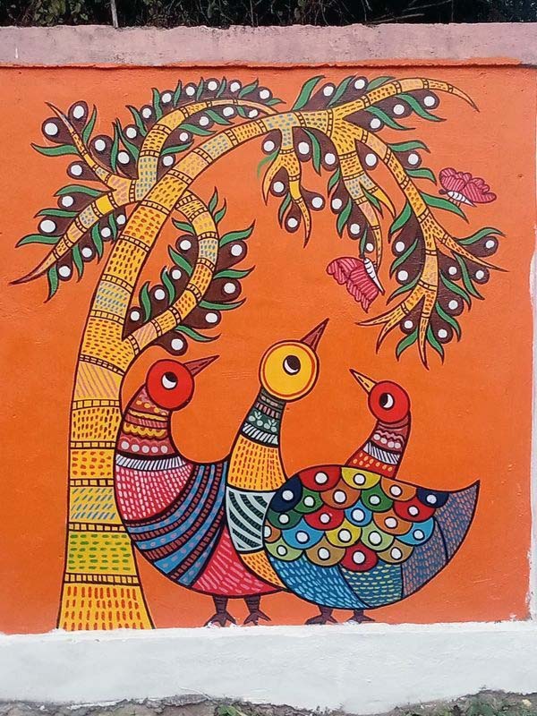 Easy Gond Painting Ideas for Beginners 60