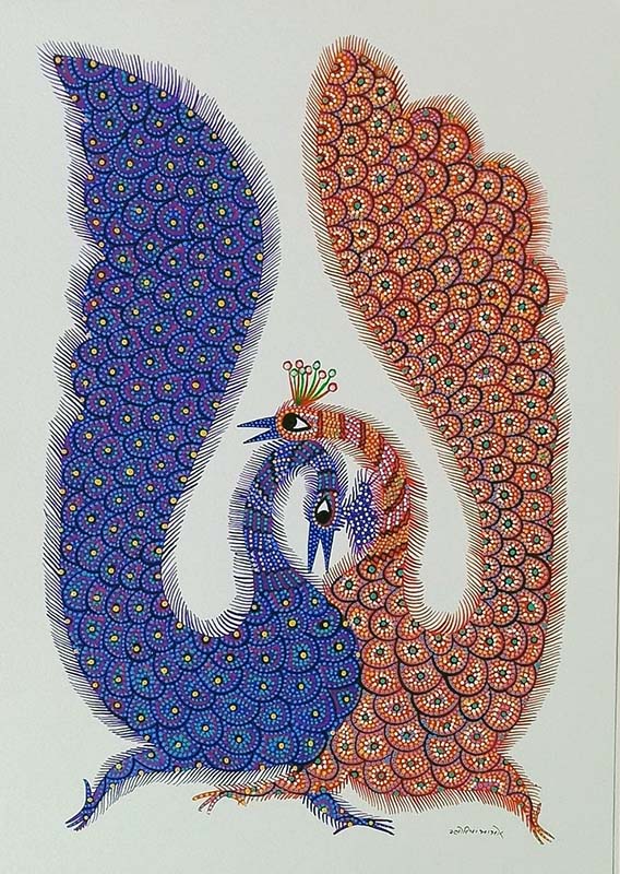 Easy Gond Painting Ideas for Beginners 61