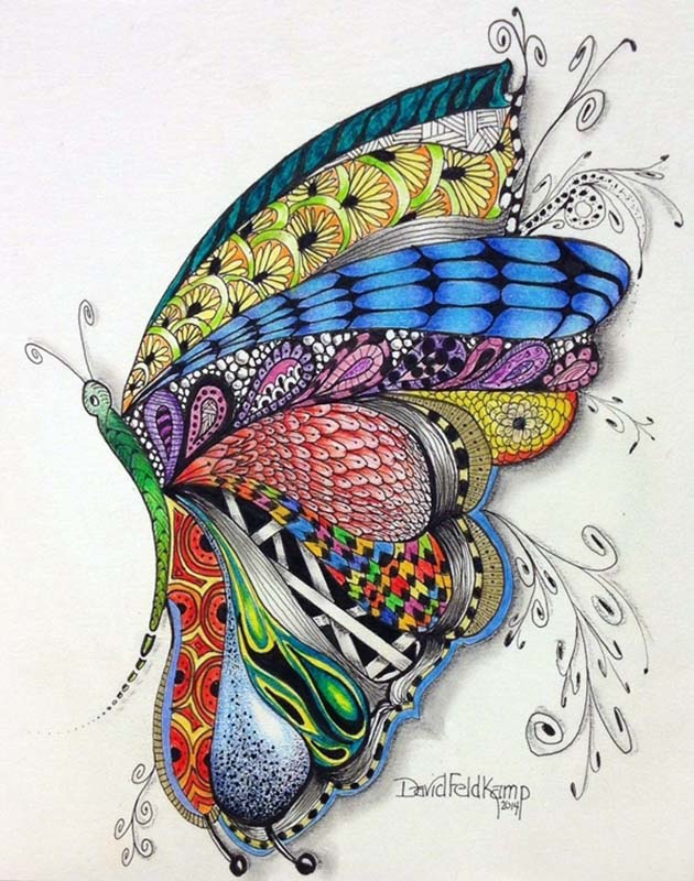 Easy Gond Painting Ideas for Beginners 8