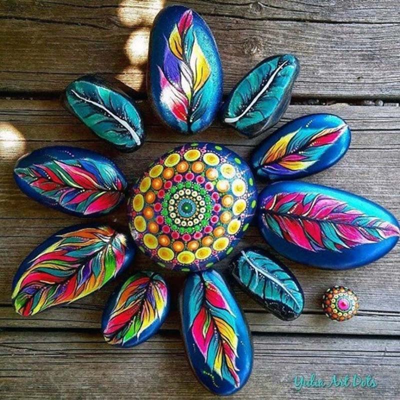 Easy Rock Painting Ideas 15