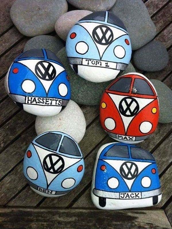 Easy Rock Painting Ideas 21