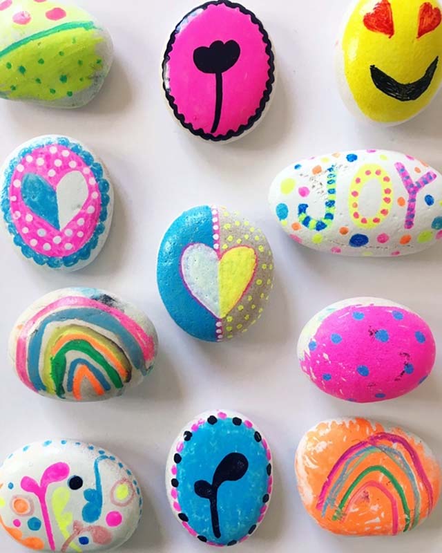 Easy Rock Painting Ideas 27