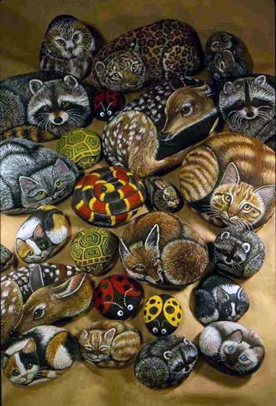 Easy Rock Painting Ideas 36