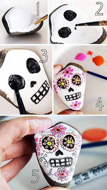 Easy Rock Painting Ideas 47