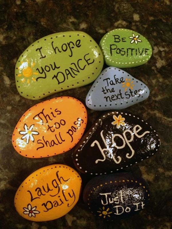 Easy Rock Painting Ideas 56