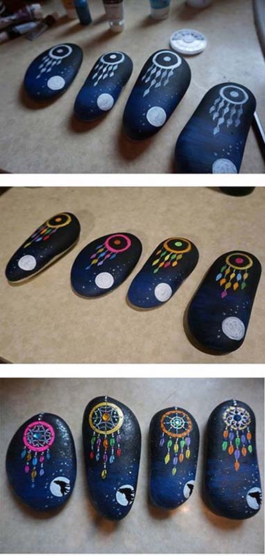 Easy Rock Painting Ideas 59