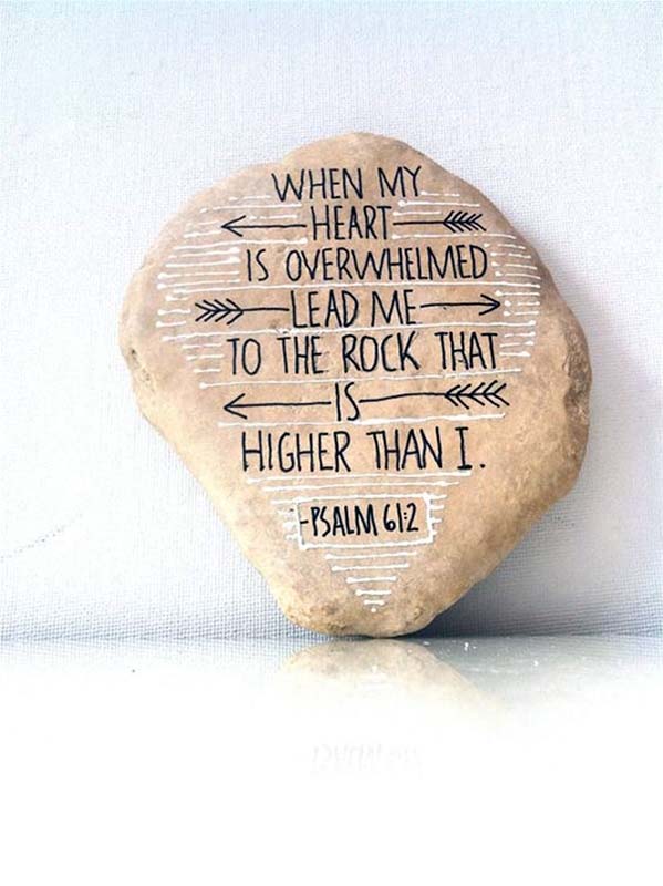 Easy Rock Painting Ideas 66